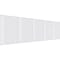 Ekena Millwork Set of Five Panels for 94 1/2"W x 28 1/4"H Framed Beadboard Fretwork Wainscot Wall Paneling WPKP14X01X15FBD - alternate 1